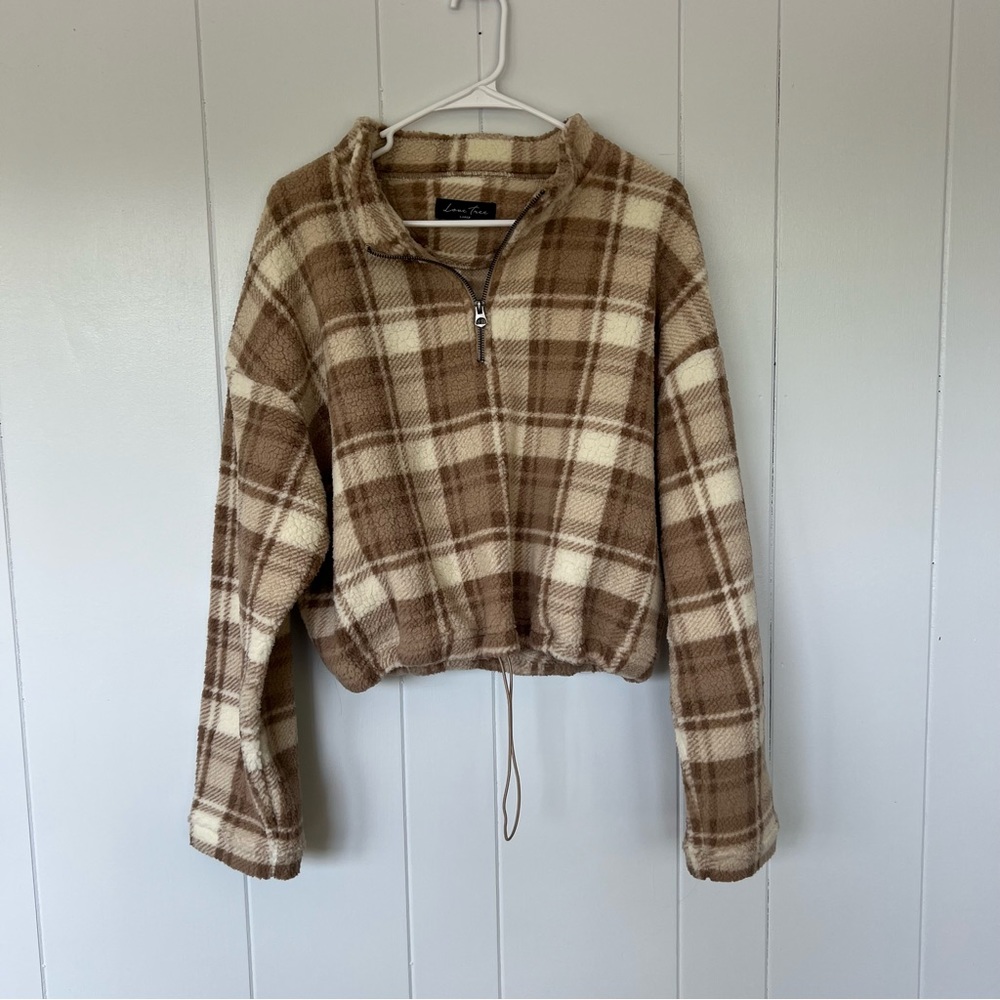 Cropped Sherpa Jacket